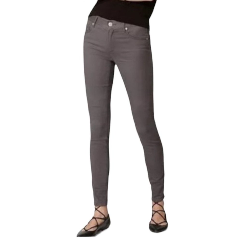 LOFT Soft Gray Skinny Jean Leggings Petite
